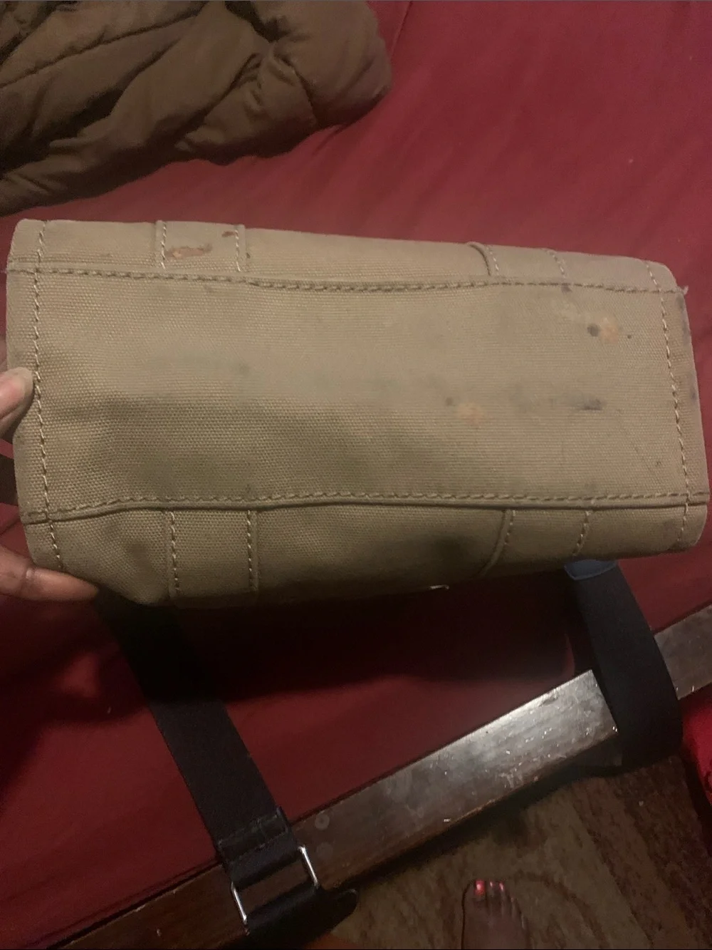 Marc Jacobs Beige Canvas 'The Tote Bag' Messenger